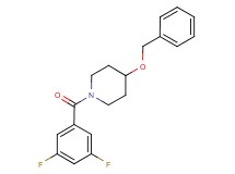 4-(benzyloxy)-1-(3,5-difluorobenzoyl)piperidine