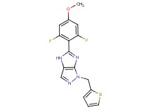 5-(2,6-difluoro-4-methoxyphenyl)-1-(2-thienylmethyl)-1,4-dihydroimidazo[4,5-c]pyrazole