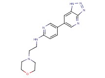 N-(2-morpholin-4-ylethyl)-5-(1H-[1,2,3]triazolo[4,5-b]pyridin-6-yl)pyridin-2-amine