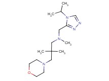 N-[(4-isopropyl-4H-1,2,4-triazol-3-yl)methyl]-N,2,2-trimethyl-3-(4-morpholinyl)-1-propanamine