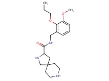 N-(3-methoxy-2-propoxybenzyl)-2,8-diazaspiro[4.5]decane-3-carboxamide dihydrochloride