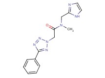 N-(1H-imidazol-2-ylmethyl)-N-methyl-2-(5-phenyl-2H-tetrazol-2-yl)acetamide