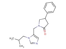 1-[(1-isobutyl-1H-imidazol-5-yl)methyl]-4-phenylpyrrolidin-2-one