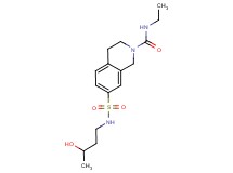 N-ethyl-7-{[(3-hydroxybutyl)amino]sulfonyl}-3,4-dihydroisoquinoline-2(1H)-carboxamide