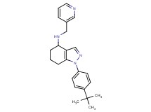 1-(4-tert-butylphenyl)-N-(3-pyridinylmethyl)-4,5,6,7-tetrahydro-1H-indazol-4-amine