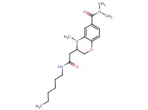 3-[2-(hexylamino)-2-oxoethyl]-N,N,4-trimethyl-3,4-dihydro-2H-1,4-benzoxazine-6-carboxamide