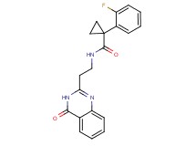 1-(2-fluorophenyl)-N-[2-(4-oxo-3,4-dihydroquinazolin-2-yl)ethyl]cyclopropanecarboxamide