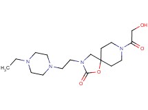 3-[2-(4-ethylpiperazin-1-yl)ethyl]-8-glycoloyl-1-oxa-3,8-diazaspiro[4.5]decan-2-one