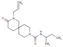 2-allyl-N-(sec-butyl)-3-oxo-2,9-diazaspiro[5.5]undecane-9-carboxamide