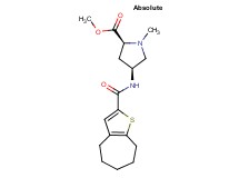methyl (2S,4S)-1-methyl-4-[(5,6,7,8-tetrahydro-4H-cyclohepta[b]thien-2-ylcarbonyl)amino]pyrrolidine-2-carboxylate
