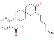 2-[2-(3-methoxypropyl)-3-oxo-2,9-diazaspiro[5.5]undec-9-yl]nicotinamide