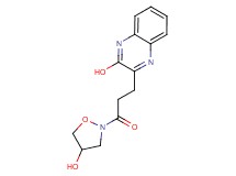 3-[3-(4-hydroxy-2-isoxazolidinyl)-3-oxopropyl]-2-quinoxalinol