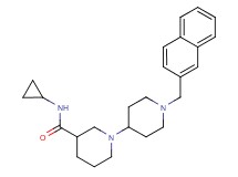 N-cyclopropyl-1'-(2-naphthylmethyl)-1,4'-bipiperidine-3-carboxamide