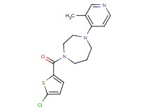1-[(5-chloro-2-thienyl)carbonyl]-4-(3-methyl-4-pyridinyl)-1,4-diazepane