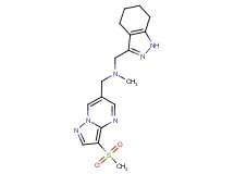 N-methyl-1-[3-(methylsulfonyl)pyrazolo[1,5-a]pyrimidin-6-yl]-N-(4,5,6,7-tetrahydro-1H-indazol-3-ylmethyl)methanamine