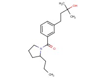 2-methyl-4-{3-[(2-propyl-1-pyrrolidinyl)carbonyl]phenyl}-2-butanol