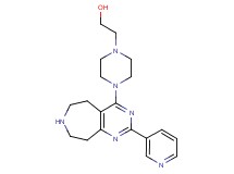 2-{4-[2-(3-pyridinyl)-6,7,8,9-tetrahydro-5H-pyrimido[4,5-d]azepin-4-yl]-1-piperazinyl}ethanol dihydrochloride