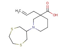 3-allyl-1-(1,4-dithiepan-6-yl)piperidine-3-carboxylic acid
