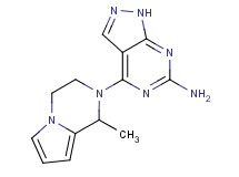 4-(1-methyl-3,4-dihydropyrrolo[1,2-a]pyrazin-2(1H)-yl)-1H-pyrazolo[3,4-d]pyrimidin-6-amine