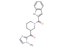 [1-(1H-indol-2-ylcarbonyl)-3-piperidinyl](1-methyl-1H-imidazol-2-yl)methanone trifluoroacetate