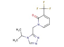 1-[(4-isopropyl-4H-1,2,4-triazol-3-yl)methyl]-3-(trifluoromethyl)pyridin-2(1H)-one