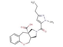 (3aS*,10aS*)-2-[(1-methyl-3-propyl-1H-pyrazol-5-yl)carbonyl]-2,3,3a,4-tetrahydro-1H-[1]benzoxepino[3,4-c]pyrrole-10a(10H)-carboxylic acid