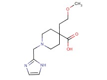 1-(1H-imidazol-2-ylmethyl)-4-(2-methoxyethyl)piperidine-4-carboxylic acid