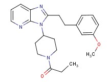 2-[2-(3-methoxyphenyl)ethyl]-3-(1-propionyl-4-piperidinyl)-3H-imidazo[4,5-b]pyridine