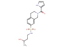 N-(3-hydroxybutyl)-2-(1H-pyrrol-2-ylcarbonyl)-1,2,3,4-tetrahydroisoquinoline-7-sulfonamide