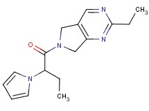 2-ethyl-6-[2-(1H-pyrrol-1-yl)butanoyl]-6,7-dihydro-5H-pyrrolo[3,4-d]pyrimidine