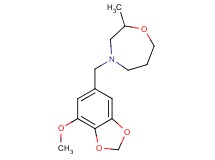 4-[(7-methoxy-1,3-benzodioxol-5-yl)methyl]-2-methyl-1,4-oxazepane