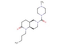 (4aS*,8aR*)-1-butyl-6-[(4-methylpiperazin-1-yl)carbonyl]octahydro-1,6-naphthyridin-2(1H)-one