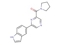 5-[6-(pyrrolidin-1-ylcarbonyl)pyrazin-2-yl]-1H-indole