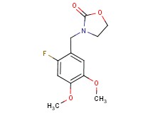 3-(2-fluoro-4,5-dimethoxybenzyl)-1,3-oxazolidin-2-one