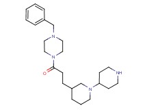 3-[3-(4-benzyl-1-piperazinyl)-3-oxopropyl]-1,4'-bipiperidine dihydrochloride