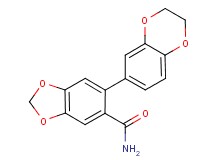 6-(2,3-dihydro-1,4-benzodioxin-6-yl)-1,3-benzodioxole-5-carboxamide