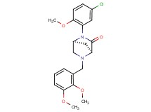 (1S*,4S*)-2-(5-chloro-2-methoxyphenyl)-5-(2,3-dimethoxybenzyl)-2,5-diazabicyclo[2.2.1]heptan-3-one