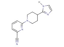 6-[4-(1H-imidazol-2-yl)-1-piperidinyl]-2-pyridinecarbonitrile