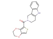 2-(2,3-dihydrothieno[3,4-b][1,4]dioxin-5-ylcarbonyl)-2,3,4,5-tetrahydro-1H-pyrido[4,3-b]indole