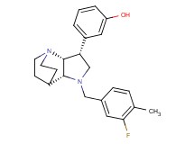 3-[(3R*,3aR*,7aR*)-1-(3-fluoro-4-methylbenzyl)octahydro-4,7-ethanopyrrolo[3,2-b]pyridin-3-yl]phenol