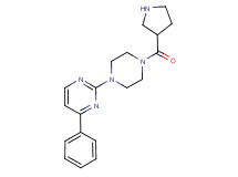 4-phenyl-2-[4-(3-pyrrolidinylcarbonyl)-1-piperazinyl]pyrimidine dihydrochloride