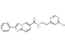 N-[2-(6-hydroxypyrimidin-4-yl)ethyl]-2-phenylimidazo[1,2-a]pyridine-6-carboxamide