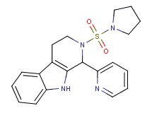 1-pyridin-2-yl-2-(pyrrolidin-1-ylsulfonyl)-2,3,4,9-tetrahydro-1H-beta-carboline