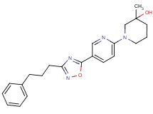 3-methyl-1-{5-[3-(3-phenylpropyl)-1,2,4-oxadiazol-5-yl]pyridin-2-yl}piperidin-3-ol