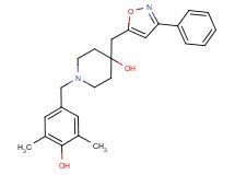 1-(4-hydroxy-3,5-dimethylbenzyl)-4-[(3-phenyl-5-isoxazolyl)methyl]-4-piperidinol