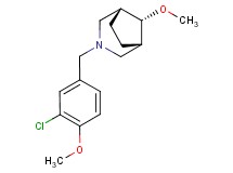 (8-syn)-3-(3-chloro-4-methoxybenzyl)-8-methoxy-3-azabicyclo[3.2.1]octane