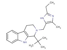 1-tert-butyl-2-[(2-ethyl-4-methyl-1H-imidazol-5-yl)methyl]-2,3,4,9-tetrahydro-1H-beta-carboline