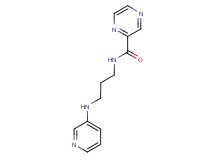 N-[3-(3-pyridinylamino)propyl]-2-pyrazinecarboxamide trifluoroacetate