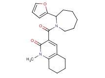 3-{[2-(2-furyl)-1-azepanyl]carbonyl}-1-methyl-5,6,7,8-tetrahydro-2(1H)-quinolinone