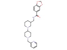 N-{[1'-(2-pyridinylmethyl)-1,4'-bipiperidin-3-yl]methyl}-1,3-benzodioxole-5-carboxamide